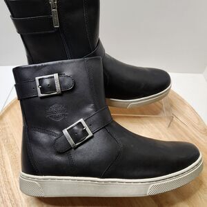 Harley-Davidson Bateman Engineer Boots – Women’s Size 9.5 | Black | Moto Style
